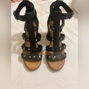 Ugg studded gladiator sandal heels. Size 10
